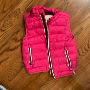 Hanna Andersson puffer vest girls size 90cm US 3 pink